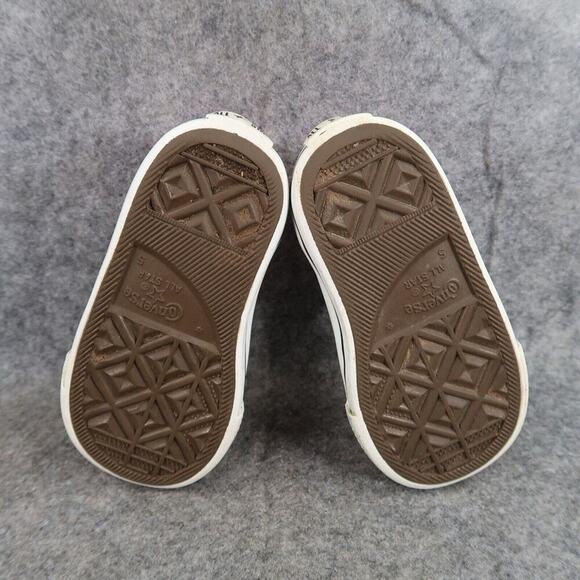 Converse Shoes Baby 5 Sneakers Chuck Taylor All Star Hi Top Pink Canvas Toddler - Picture 11 of 13